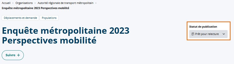 Statut de publication - Prêt pour relecture